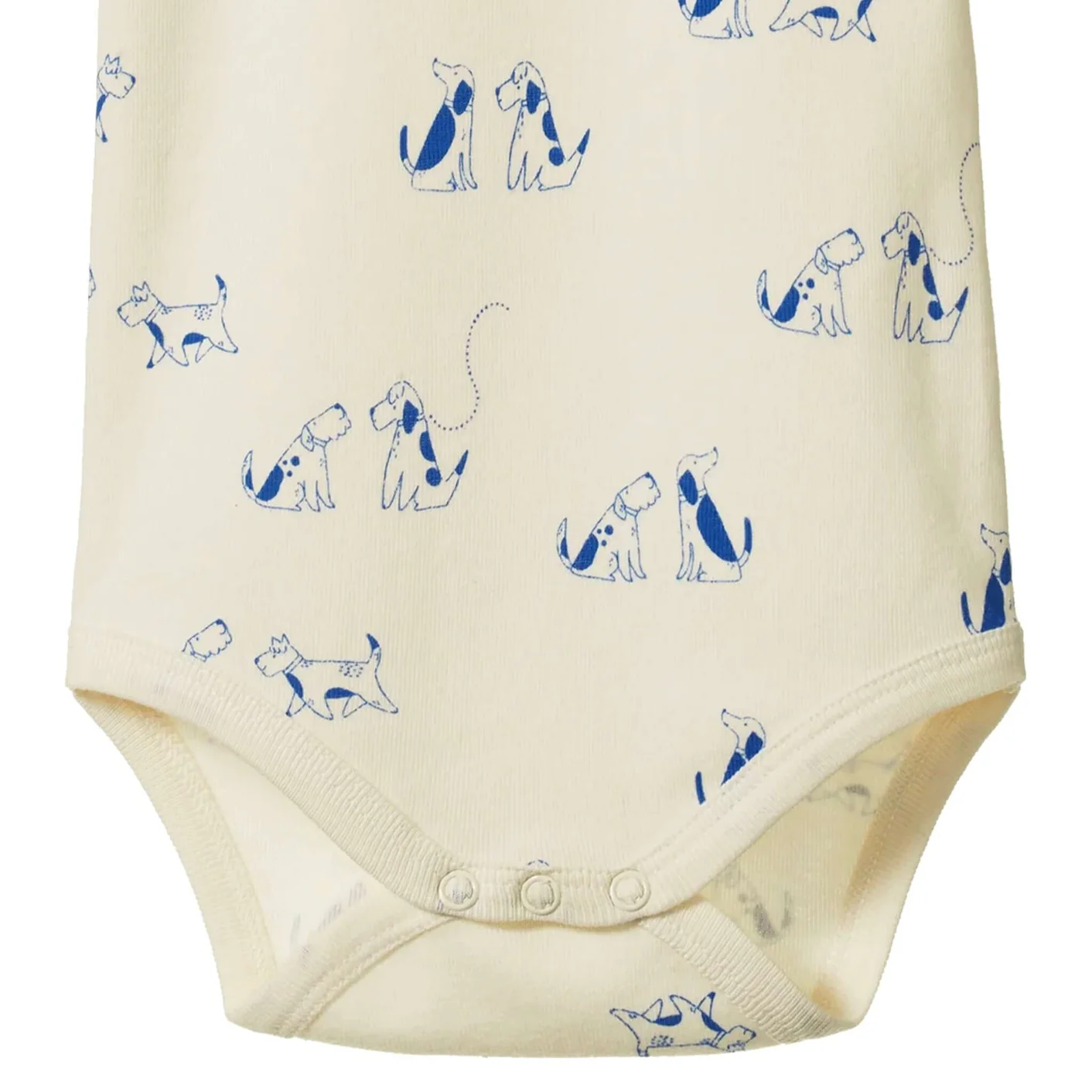 Nature Baby Short Sleeve Bodysuit - Dog Walk Print