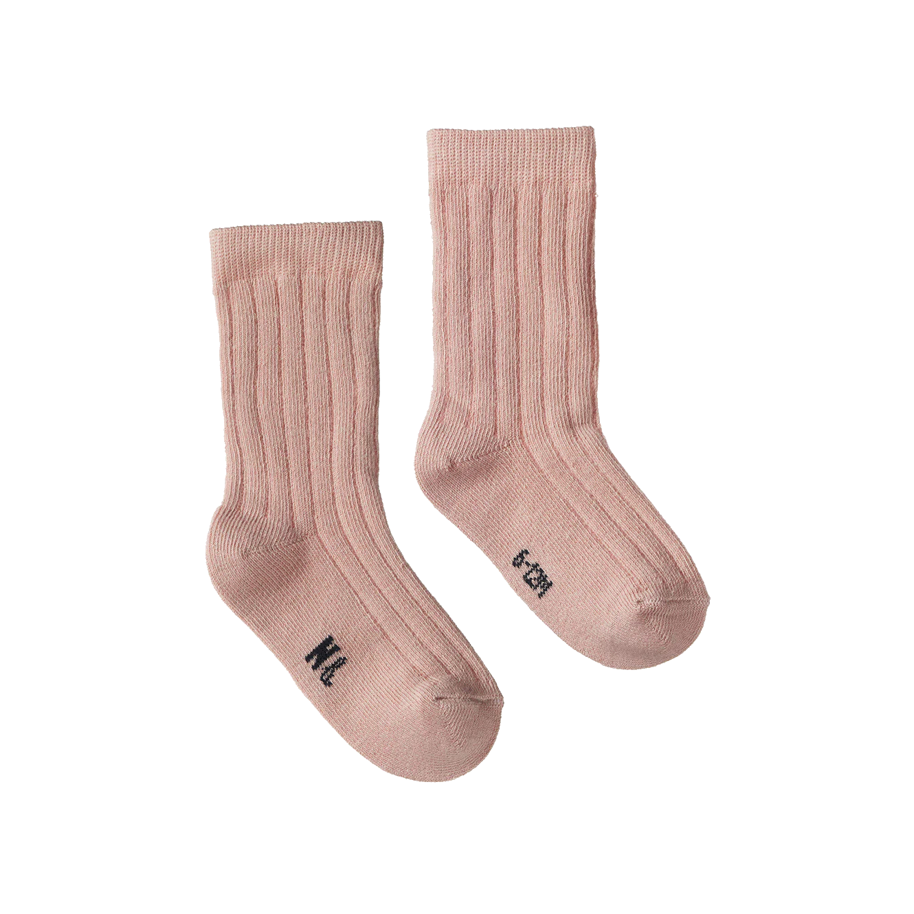 Nature Baby Organic Cotton Rib Socks - Rose Bud
