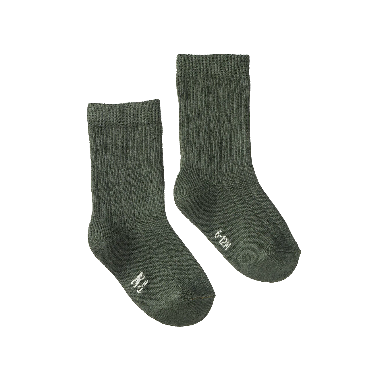 Nature Baby Organic Cotton Rib Socks - Thyme
