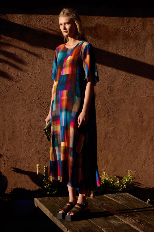 Elk Byde Dress - Ekko Print
