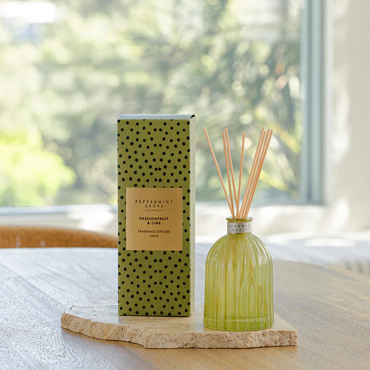 Peppermint Grove Large Diffuser 350ml - Passionfruit & Lime
