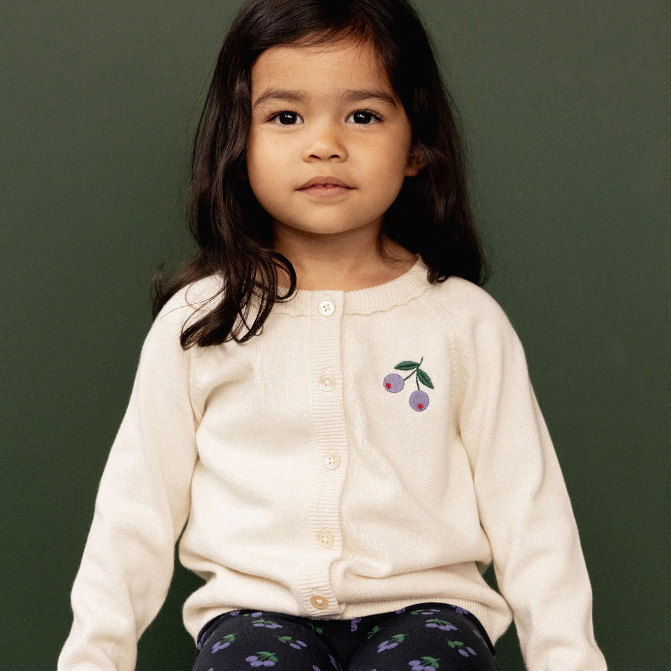 Nature Baby Piper Cardigan - Winter Berry