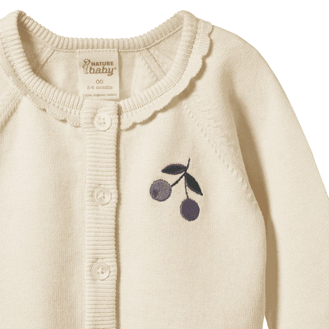 Nature Baby Piper Cardigan - Winter Berry