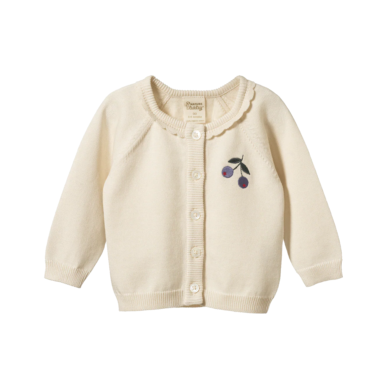 Nature Baby Piper Cardigan - Winter Berry