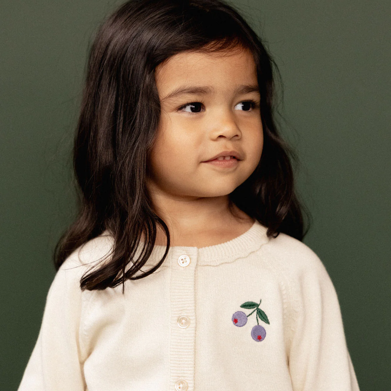 Nature Baby Piper Cardigan - Winter Berry
