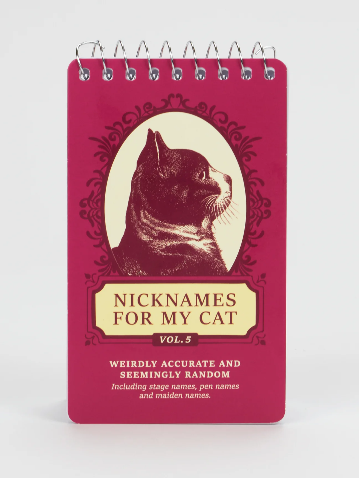 Spiral Notebooks - Nicknames for Cats