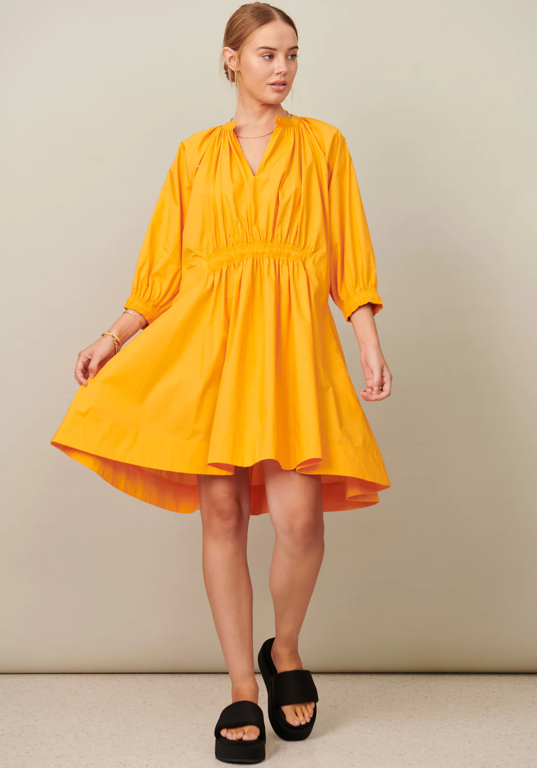 POL Elisa Dress - Orange