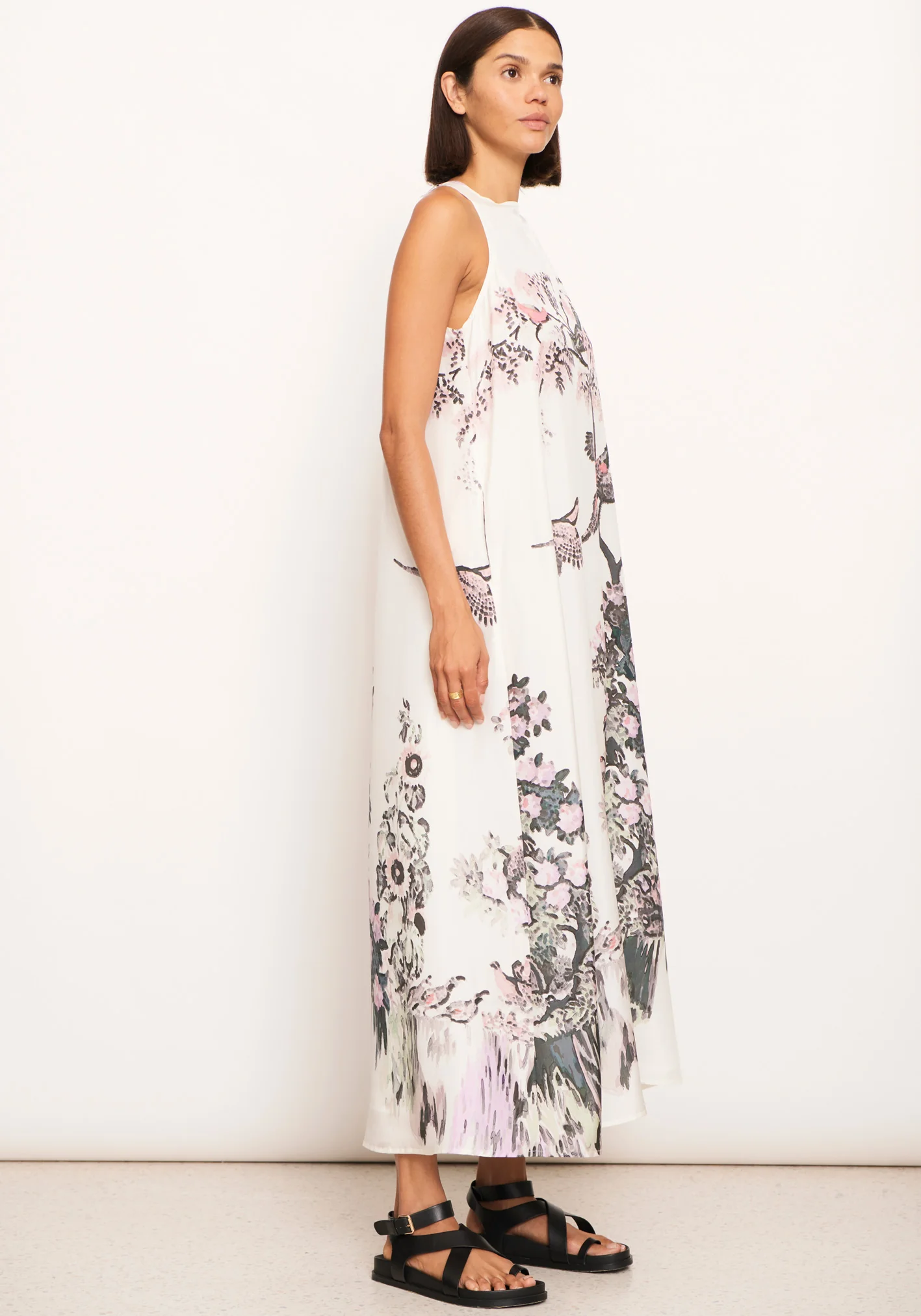 POL Tambi Silk Maxi Dress - Tambi Print