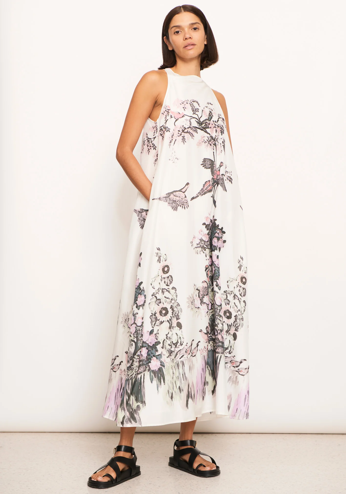 POL Tambi Silk Maxi Dress - Tambi Print