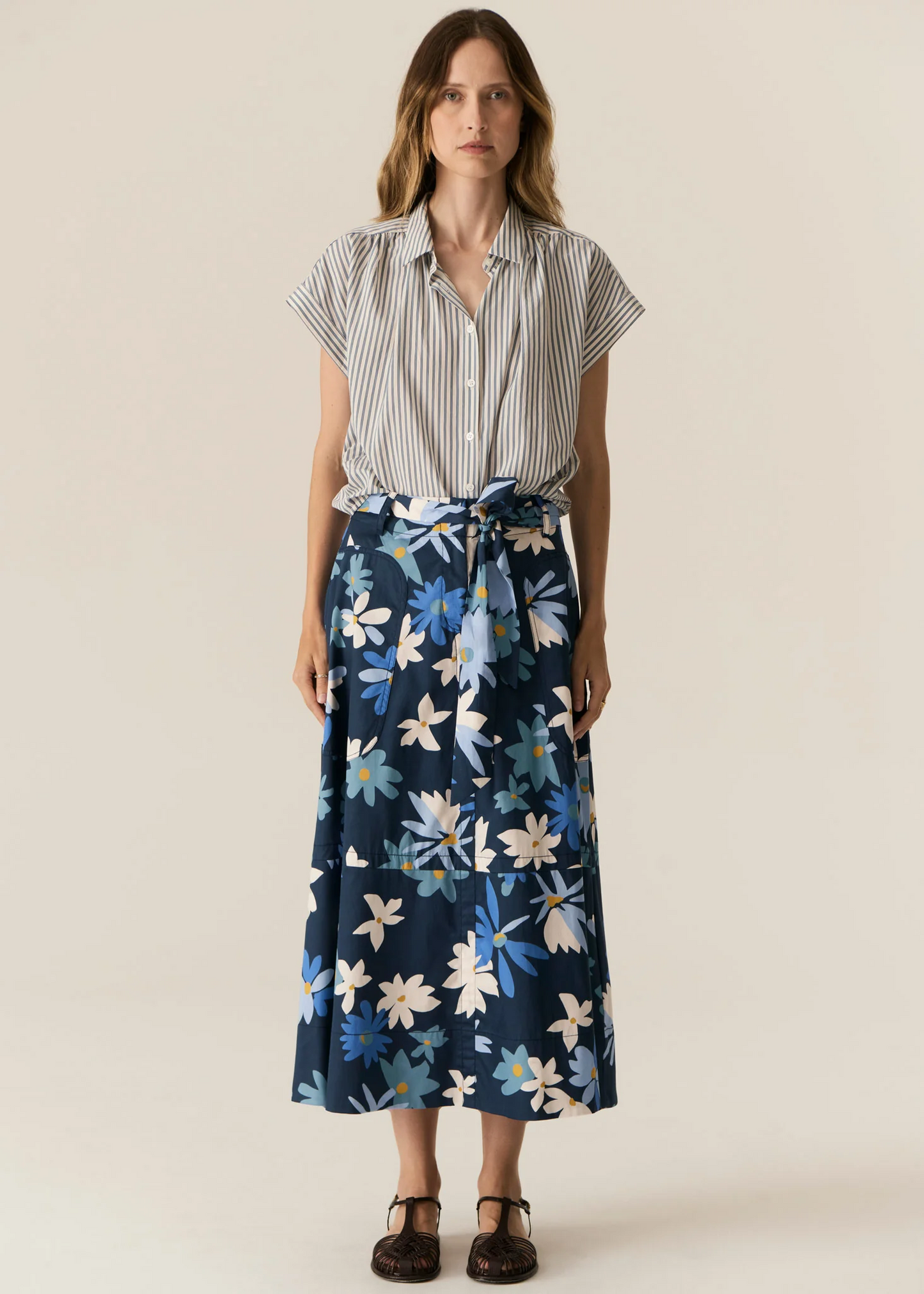 POL Savoy Skirt - Savoy Print