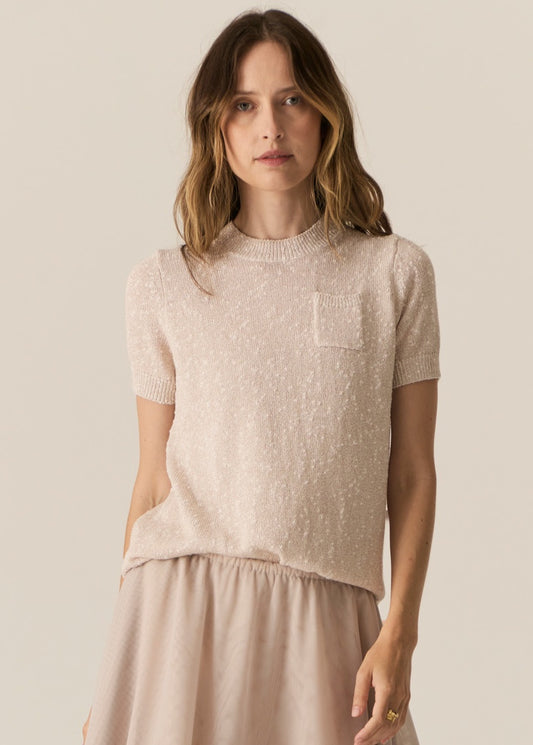 POL Pax Lurex Tee - Pink