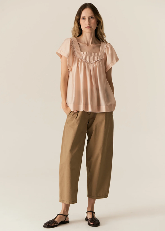 POL Avrid Barrel Pant - Khaki