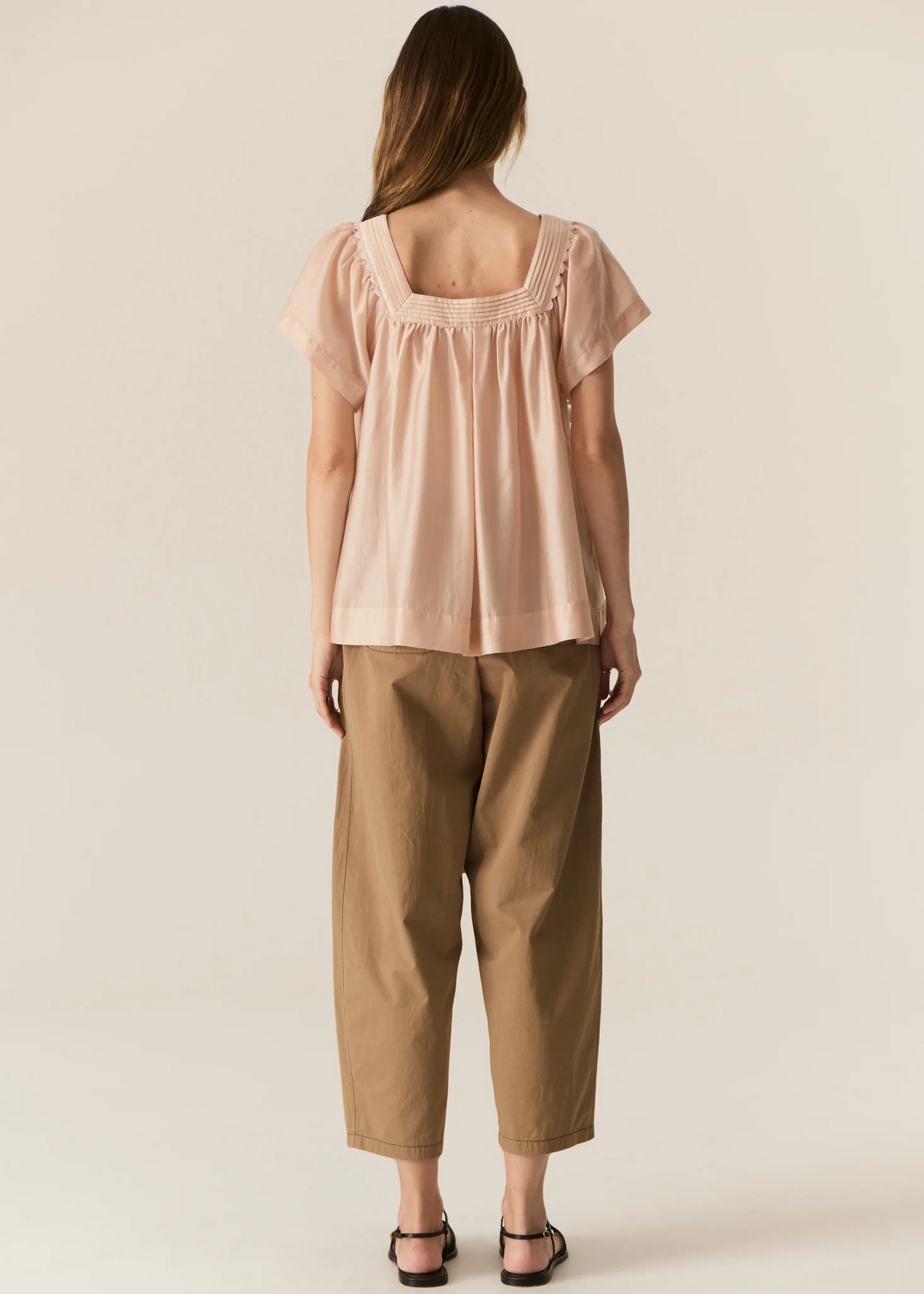 POL Avrid Barrel Pant - Khaki