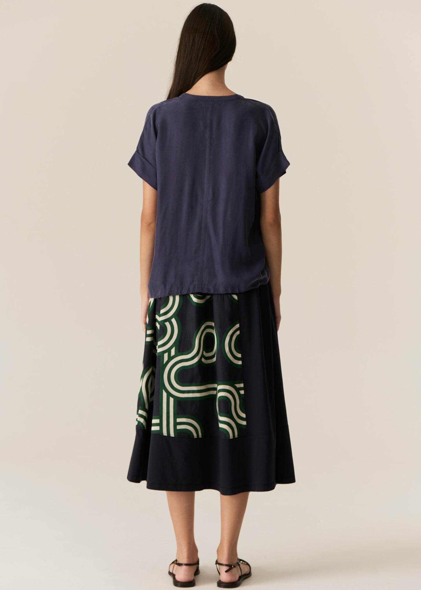 POL Alter Patch Skirt - Ink Alter