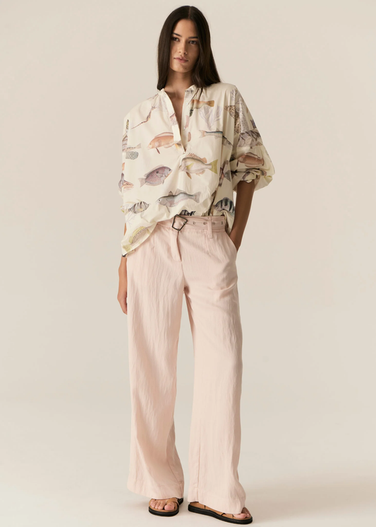 POL Faire Belted Pant - Blush