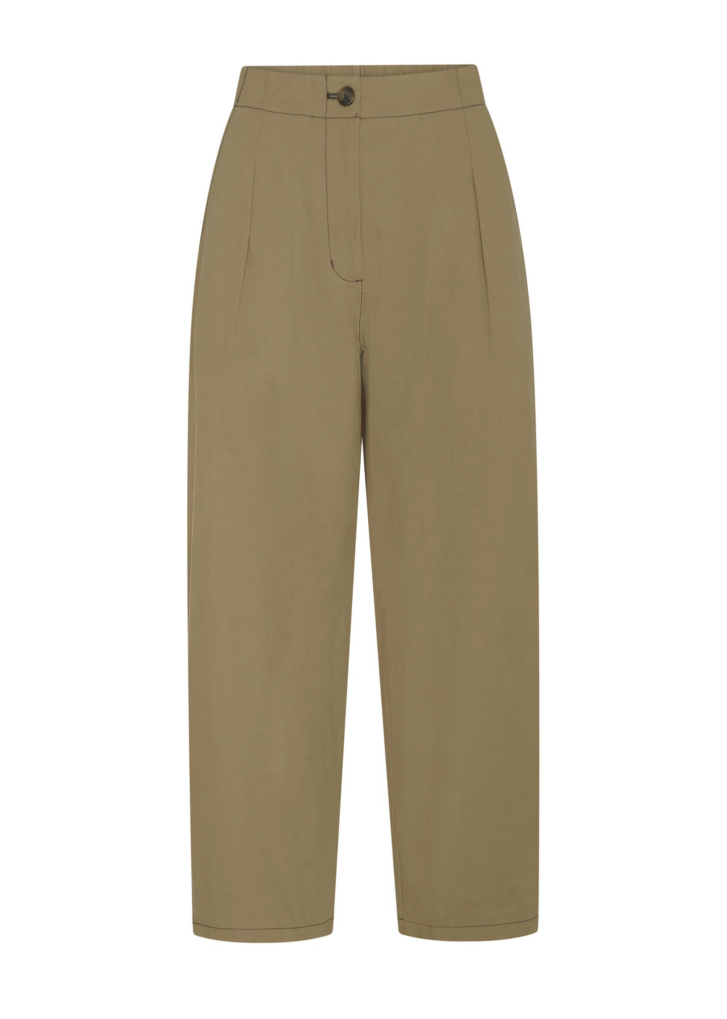 POL Avrid Barrel Pant - Khaki