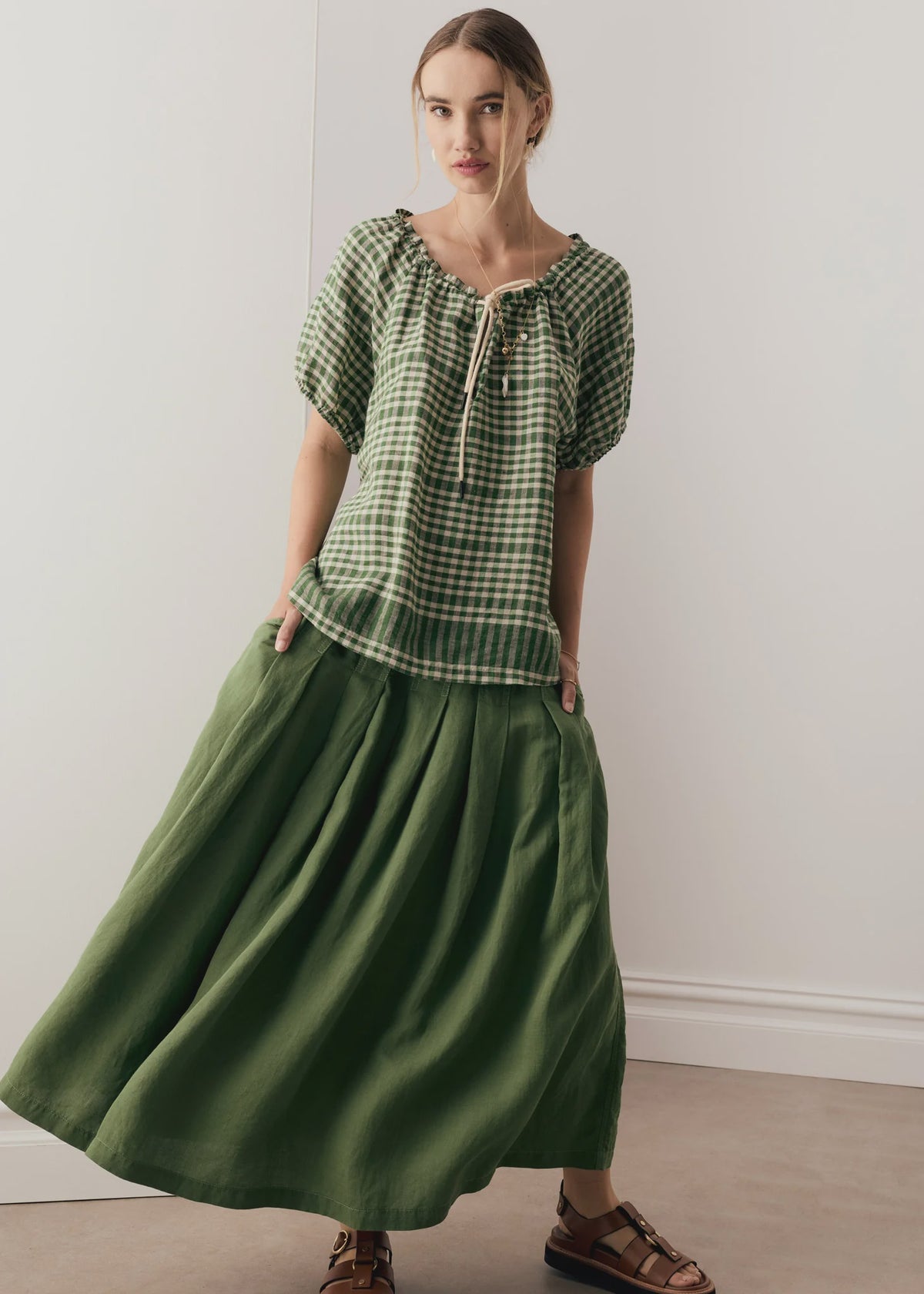 POL Lume Top - Gingham
