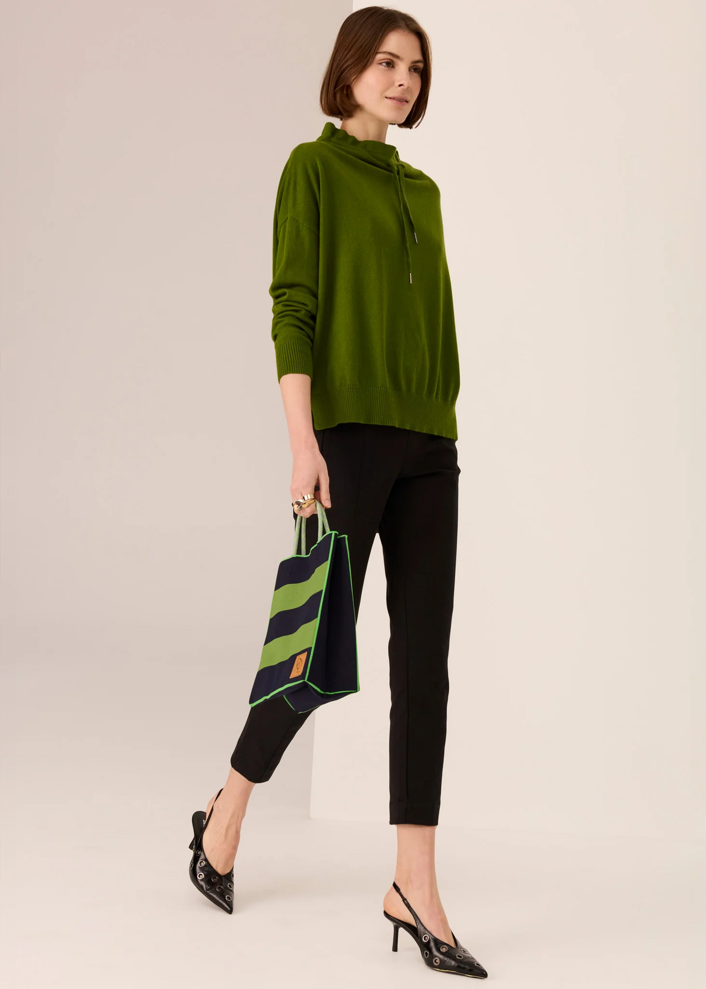 POL Rowan Drawcord Knit - Green