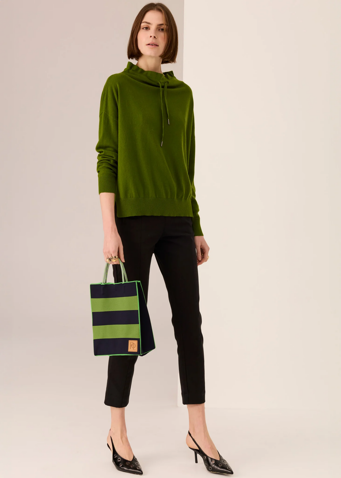 POL Rowan Drawcord Knit - Green