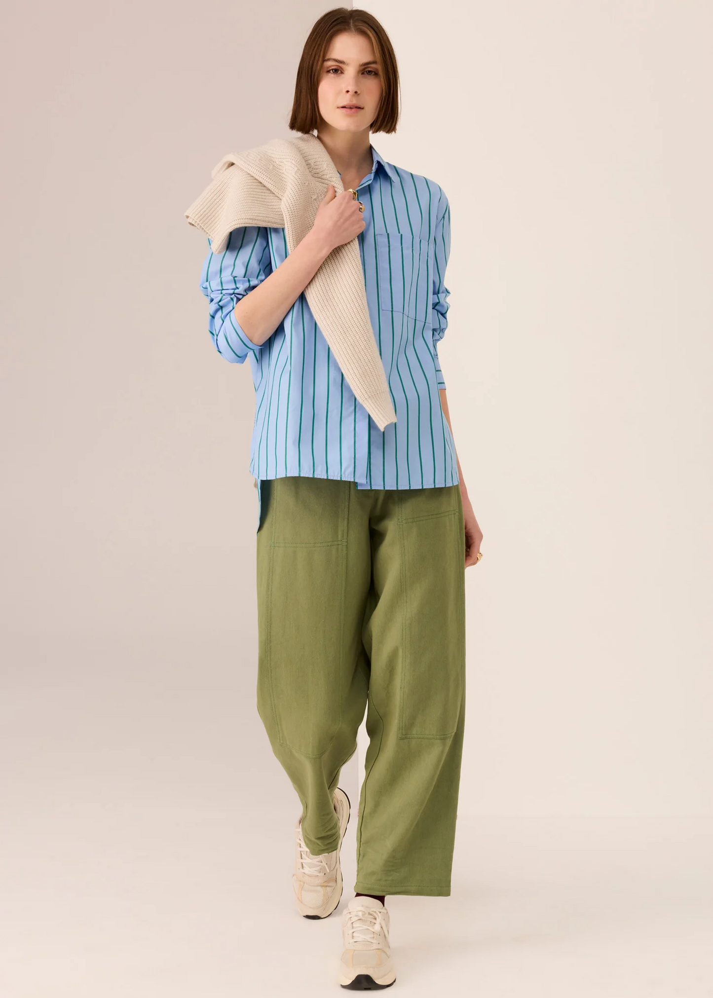 POL Bronel Barrel Pant - Green