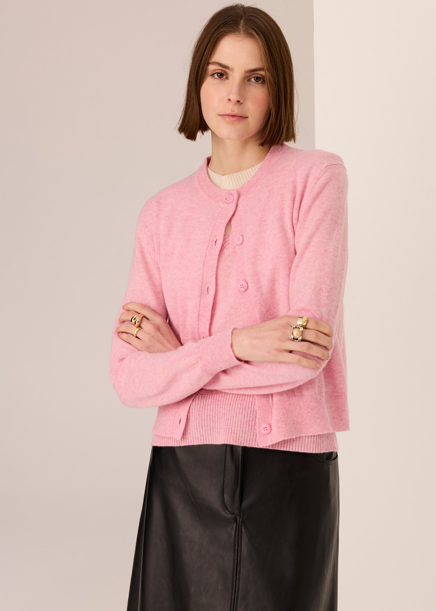 POL Orson Cardigan - Pink