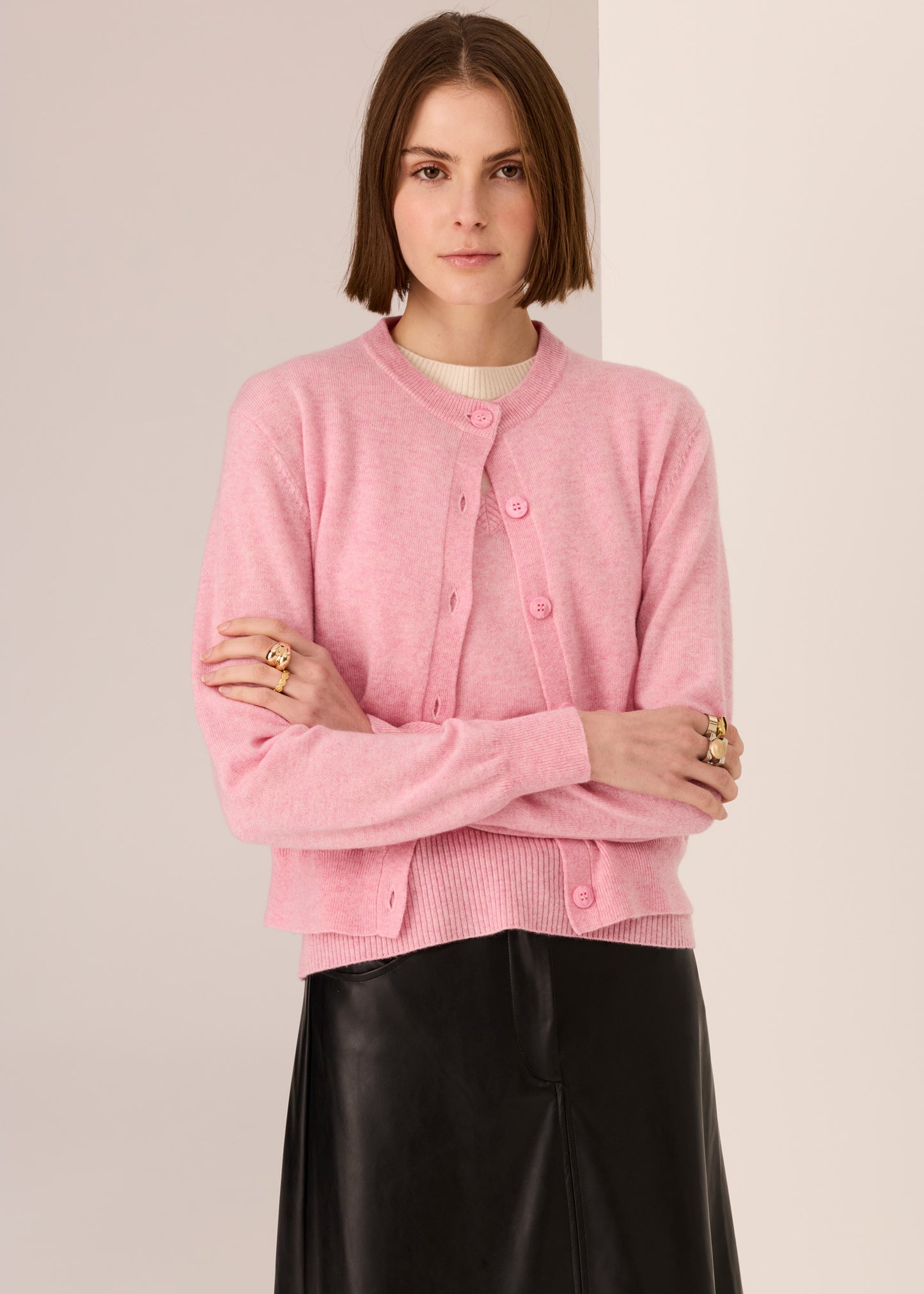 POL Orson Cardigan - Pink