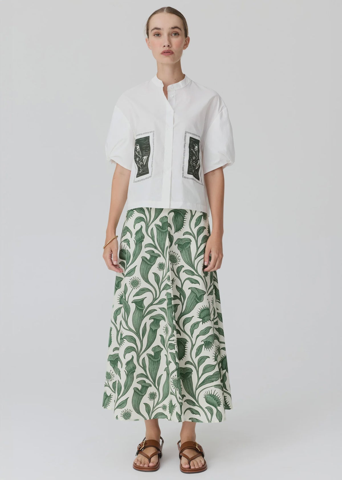 POL Botanica Patch Camp Shirt - Botanica Patch