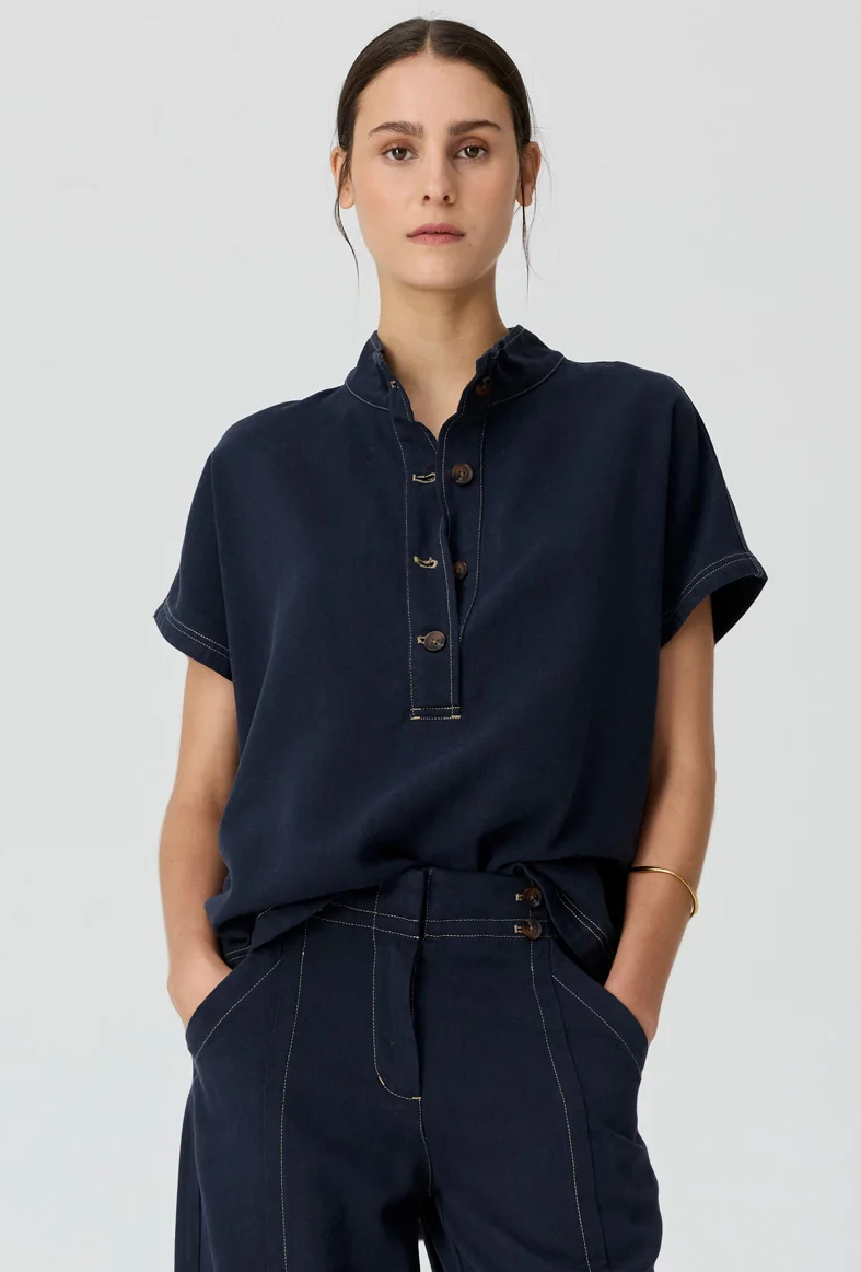 POL Anise Shirt - Denim