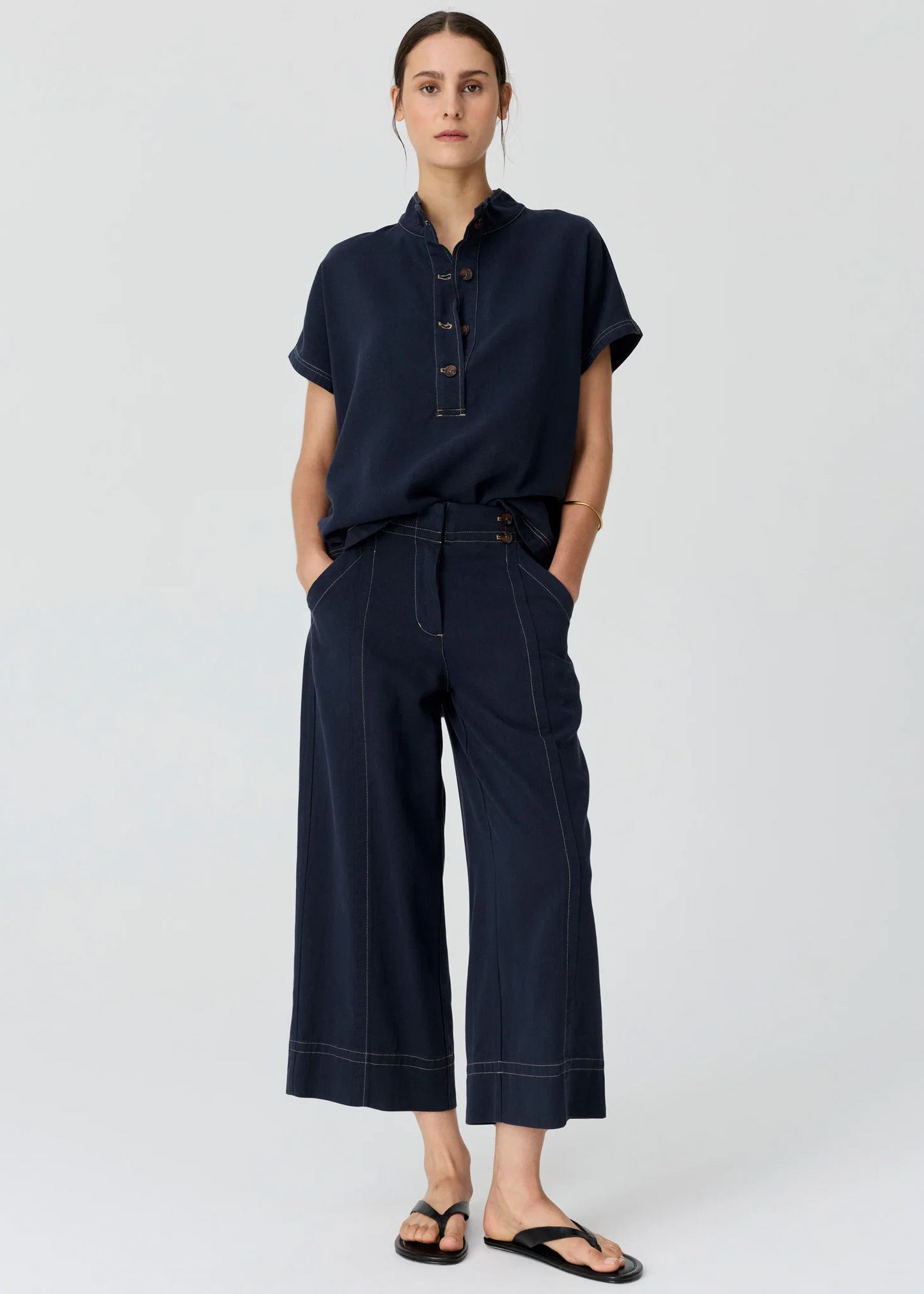 POL Anise Shirt - Denim