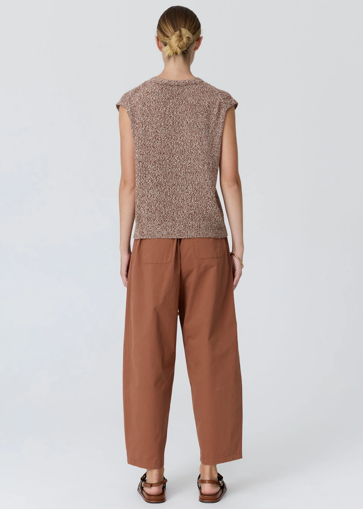 POL Alma Barrel Pant - Toffee
