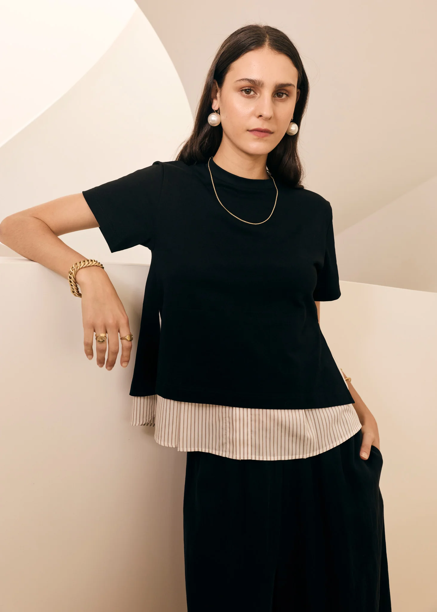 POL Mirel Multimedia Tee - Black