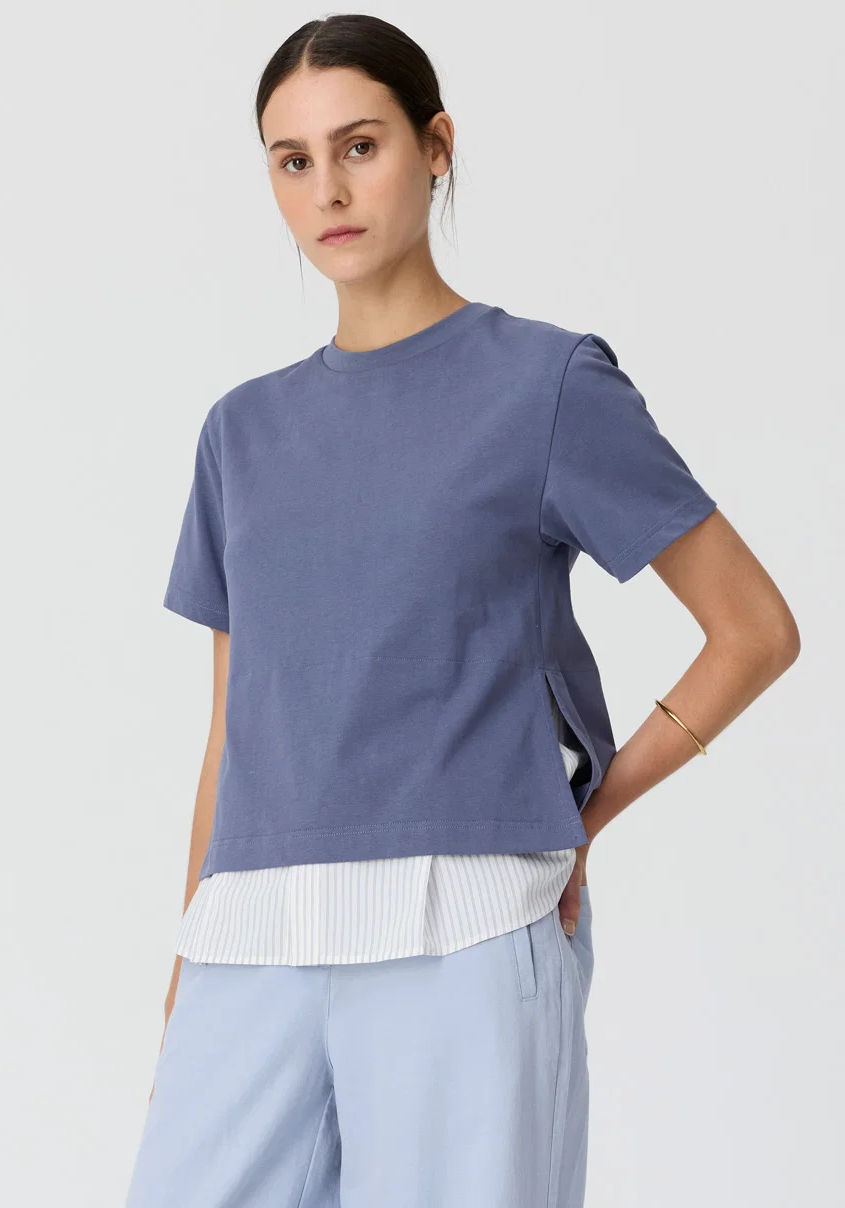 POL Mirel Multimedia Tee - Blue