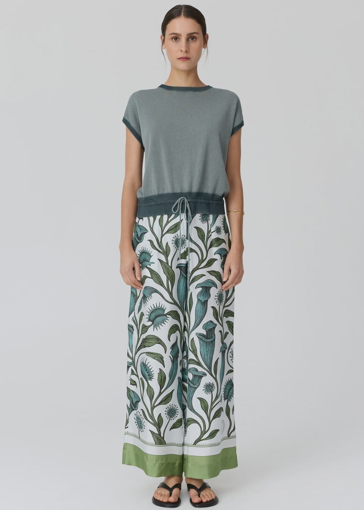 POL Reed Painted Knit - Ocean/Teal