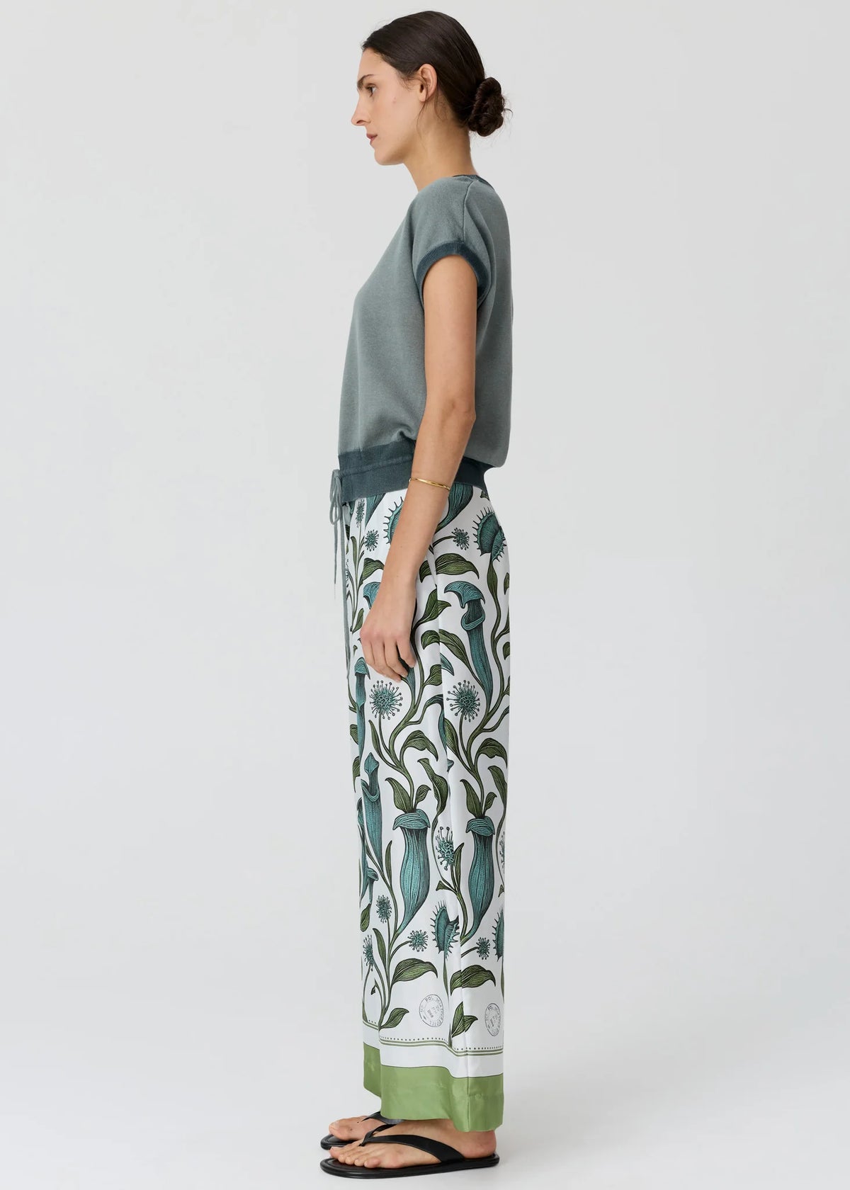 POL Reed Painted Knit - Ocean/Teal