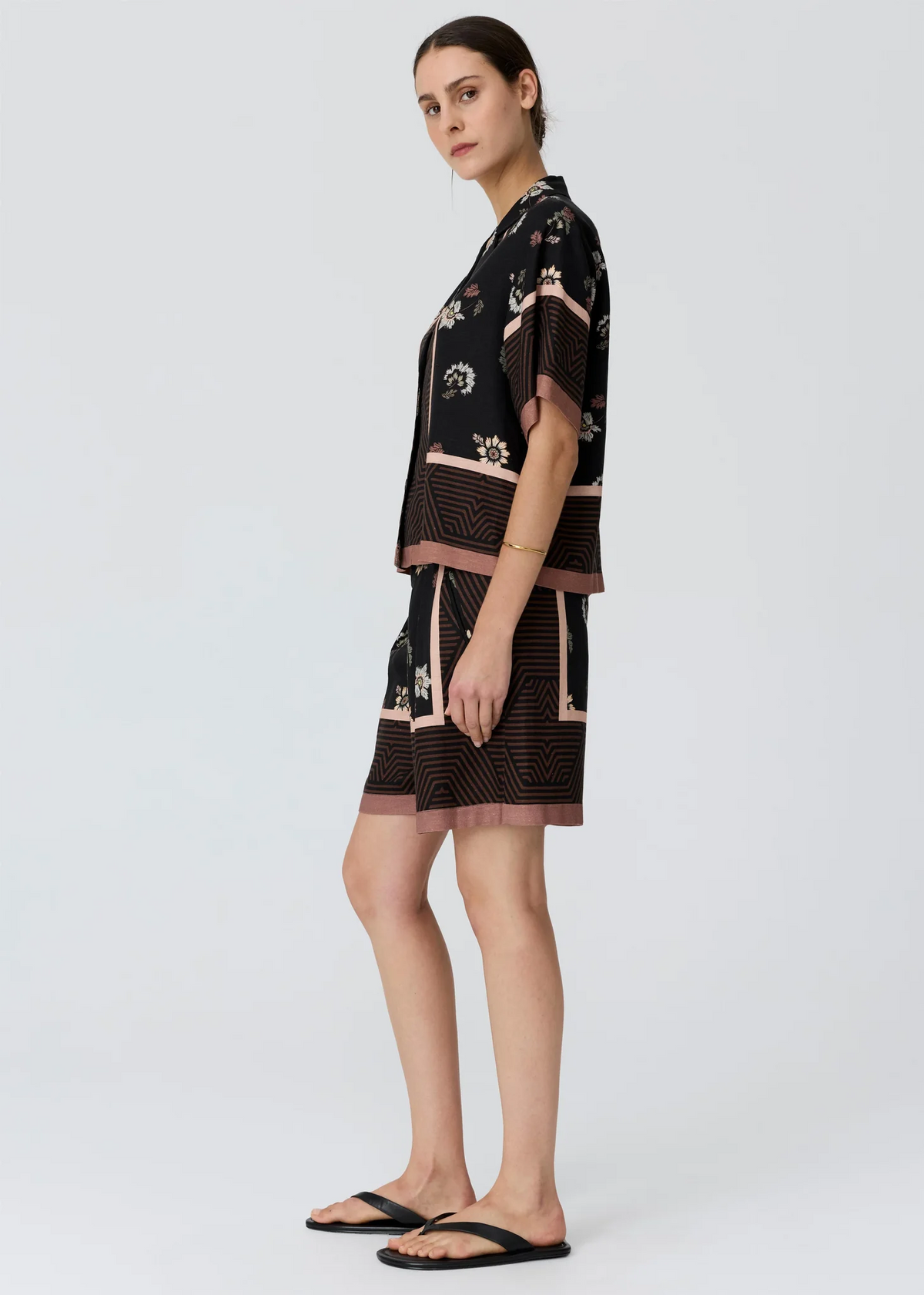 POL Trellis Short - Trellis Scarf Print