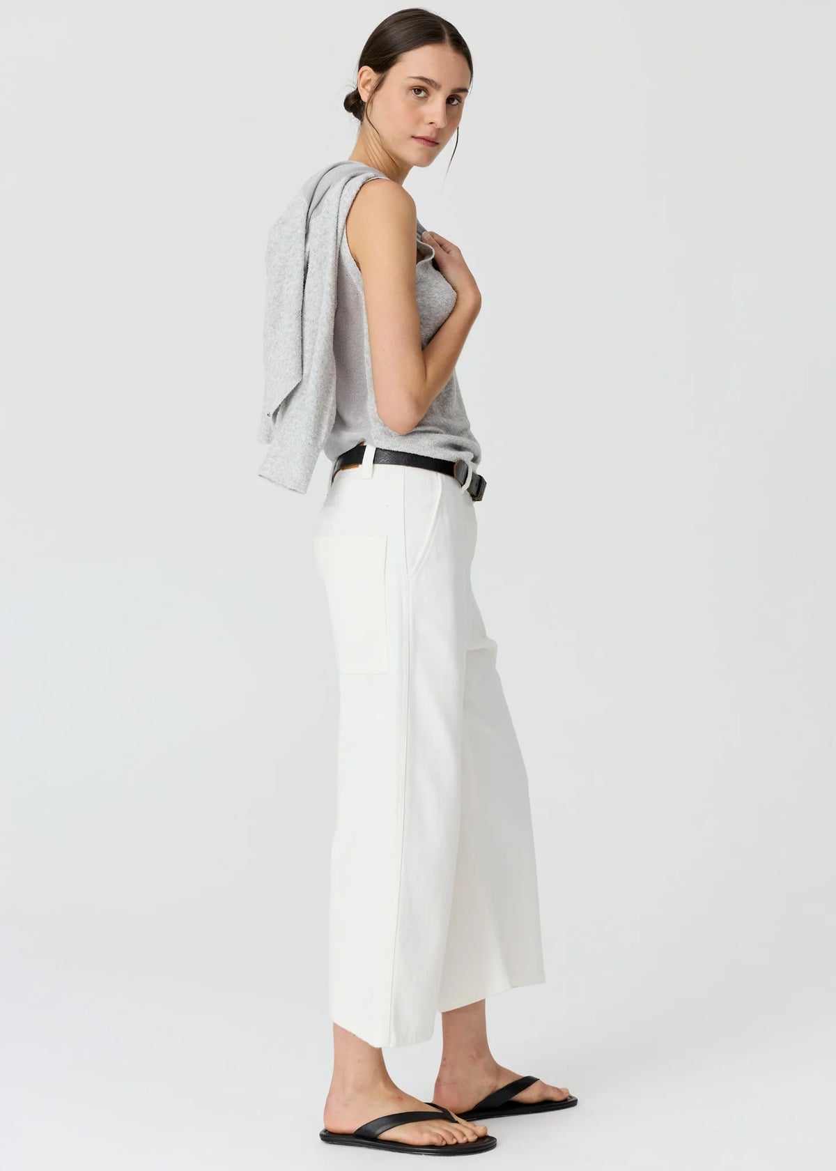 POL Carpenter Pant - Chalk