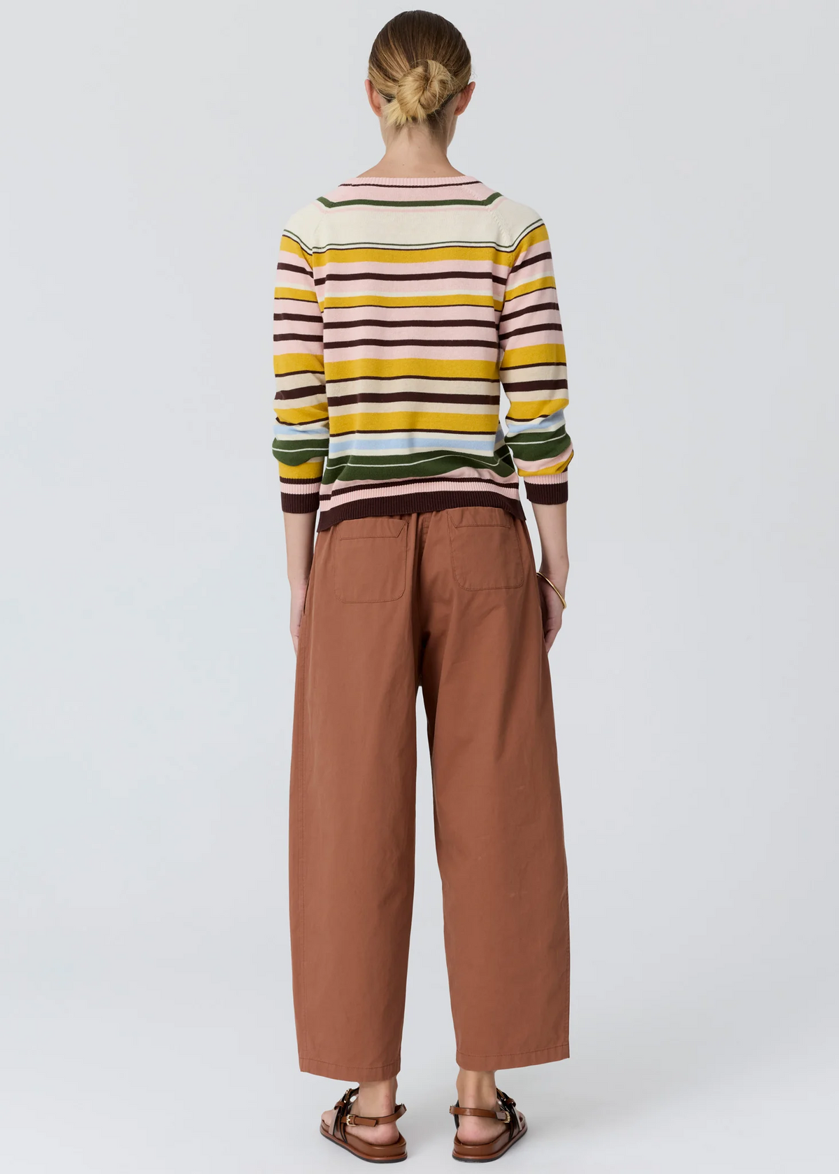 POL Tiller Multistripe Knit - Pink Multistripe