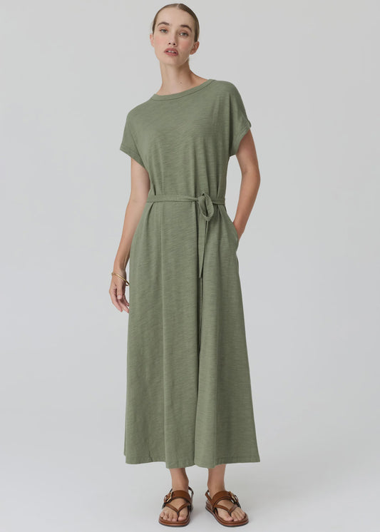 POL Mast Tee Dress - Fern