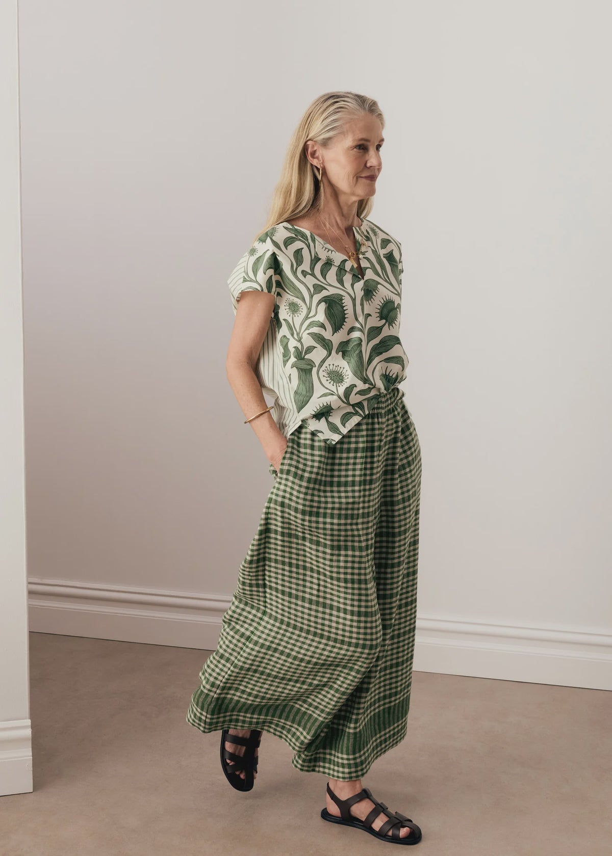 POL Lume Pant - Gingham