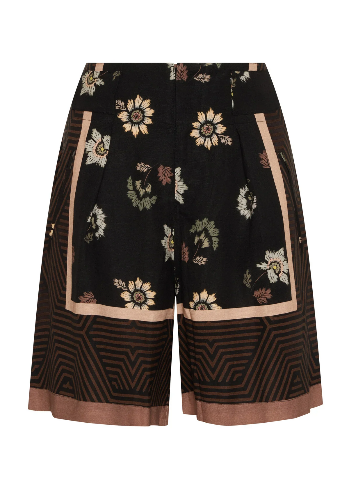 POL Trellis Short - Trellis Scarf Print