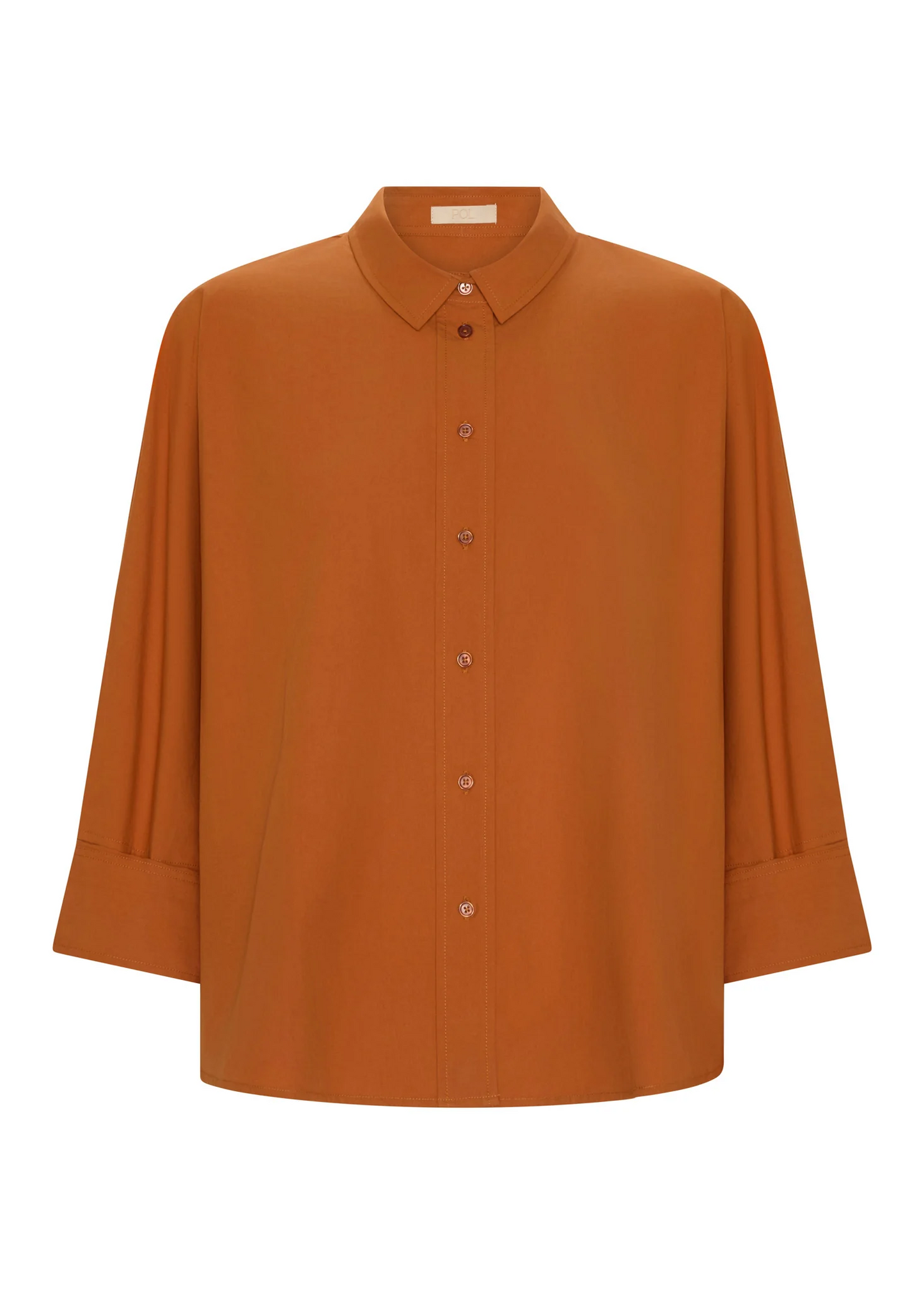 POL Elina 2 Way Shirt - Amber