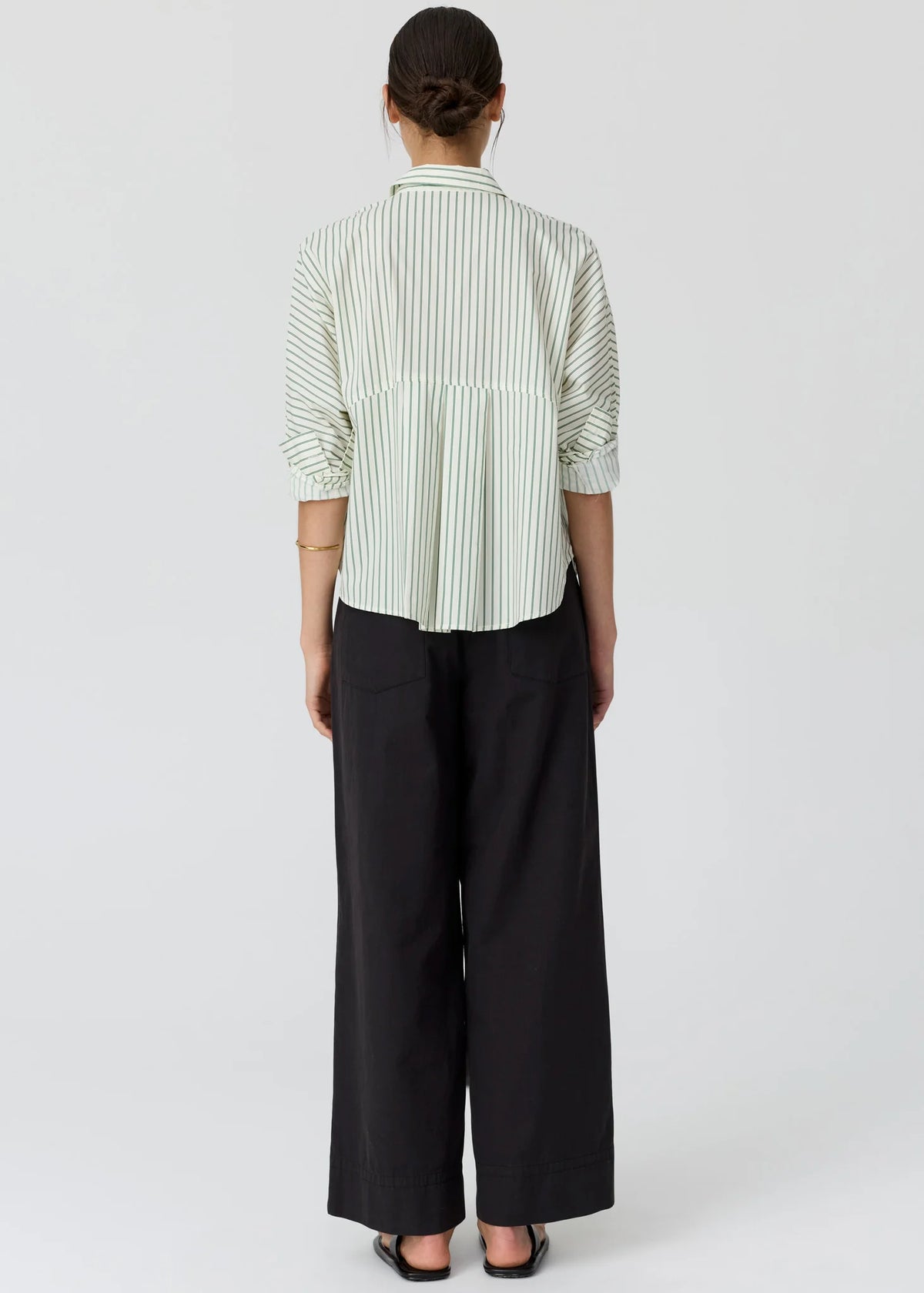 POL Botanica Stripe Shirt - Botanica Print