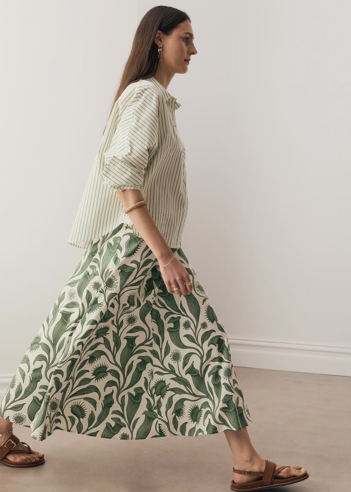 POL Botanica Skirt - Botanica Print