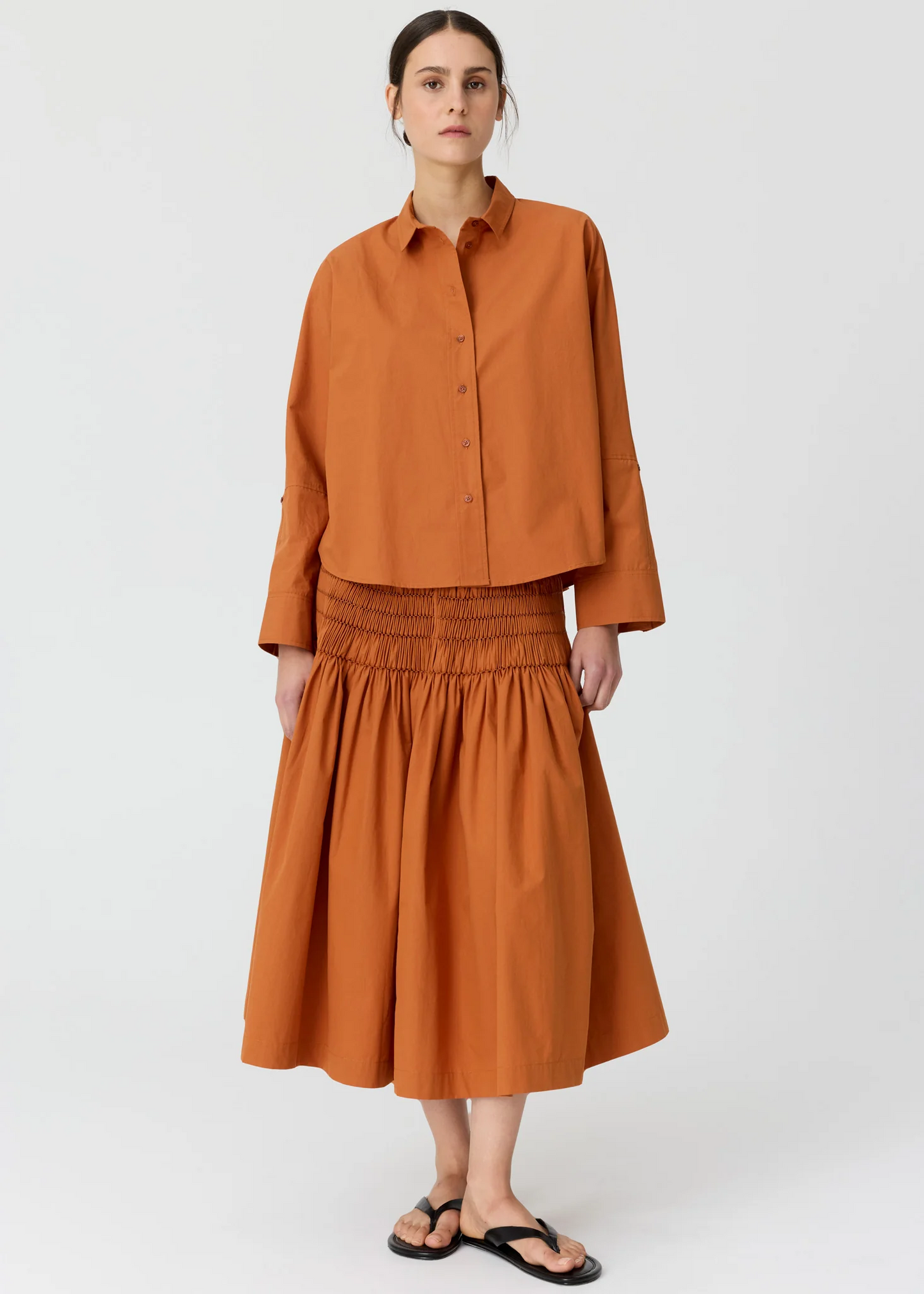 POL Elina 2 Way Shirt - Amber