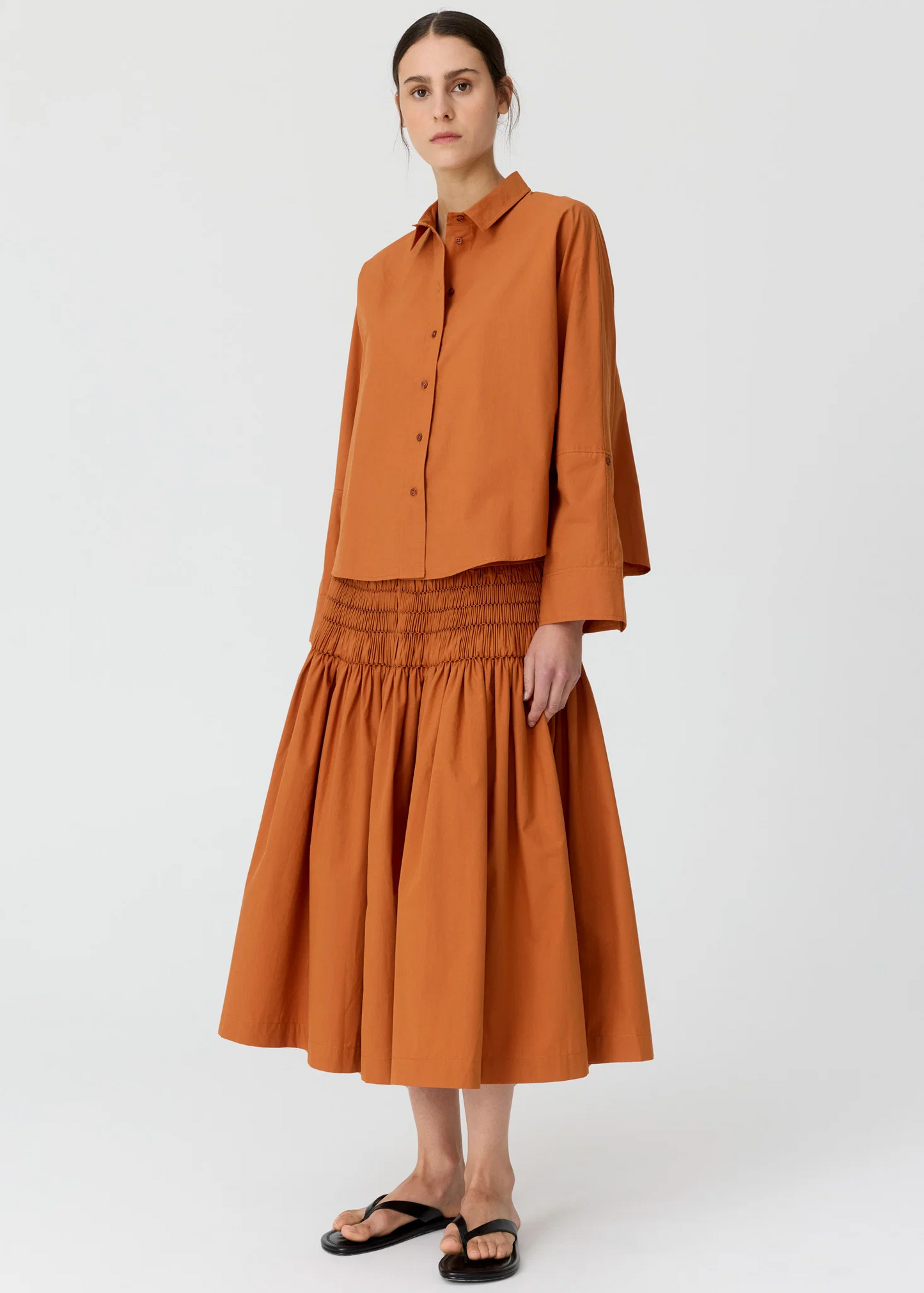 POL Elina 2 Way Shirt - Amber