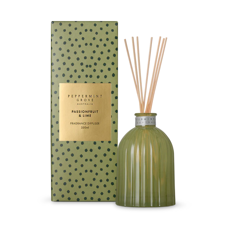 Peppermint Grove Large Diffuser 350ml - Passionfruit & Lime