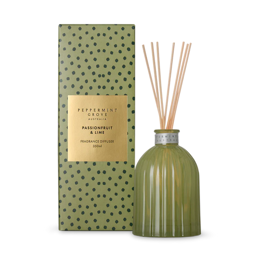 Peppermint Grove Large Diffuser 350ml - Passionfruit & Lime