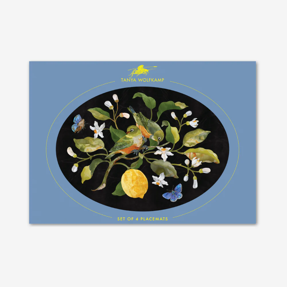 Tikitibu Oval Placemat - Set of 4 NZ Birds