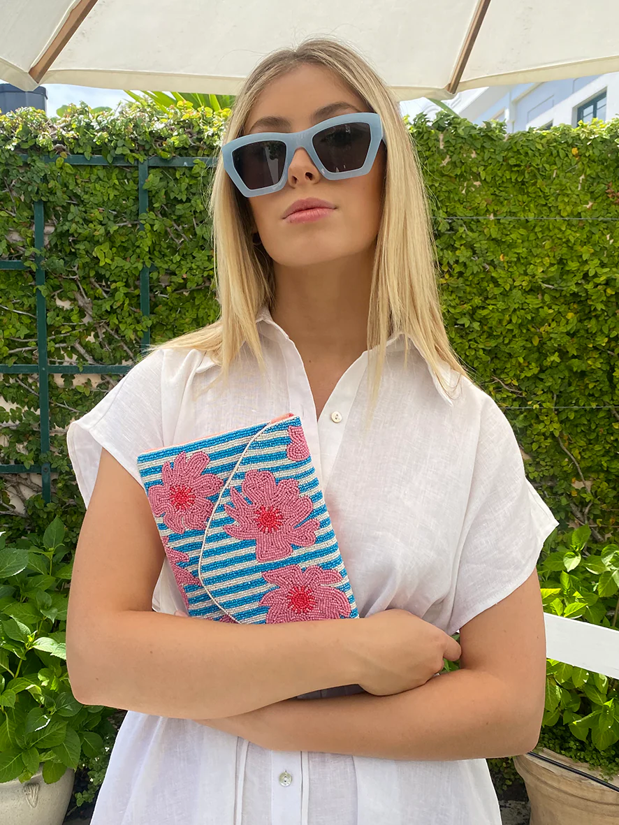 Dark Hampton Petite Fleur Bag