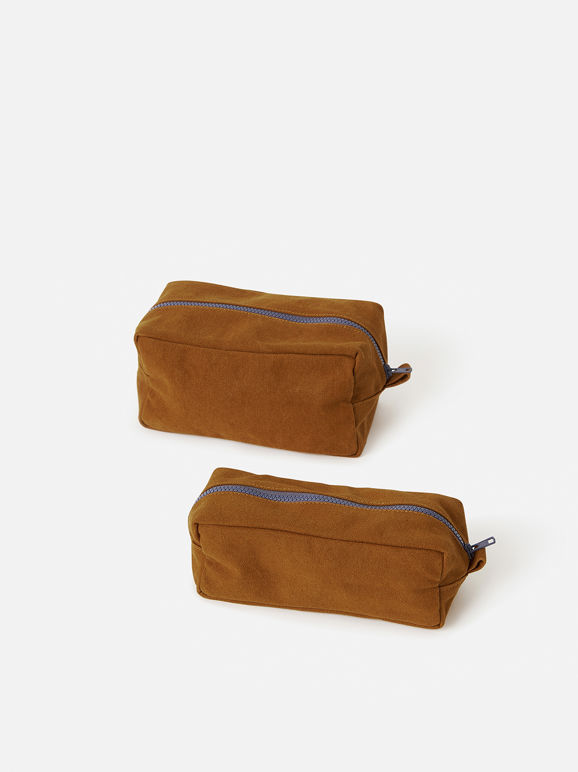 Citta Marlo Contrast Wash Bag - Masala/Lupin - Small